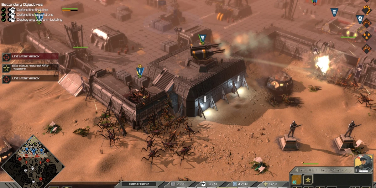 Обзор Starship Troopers: Terran Command — Смерть снизу